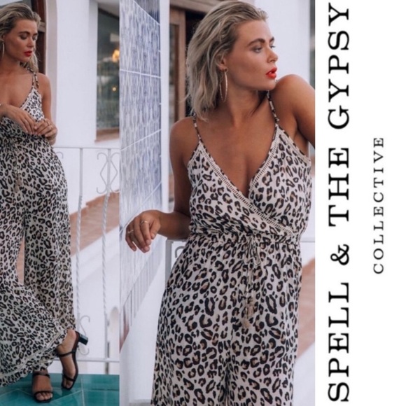 Spell Pants - SPELL & THE GYPSY Bodhi Leopard Jumpsuit